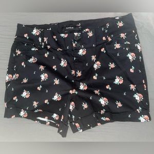 Torrid Floral Shorts with Pockets